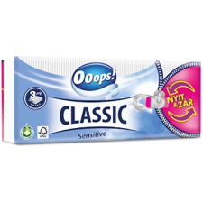  Ooops! papírzsebkendő 3rtg Sensitive 90 db higiéniai papíráru