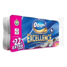Ooops! Toalettpapír OOOPS! Excellence 3 rétegű 8 tekercs higiéniai papíráru