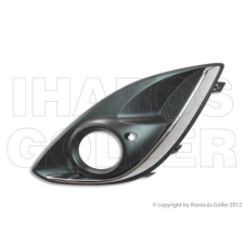  Opel Corsa D 2011.03.01-2014.08.31 Rács a lökhárítóba ködlámpás bal (krómléces) (0428) lökhárító