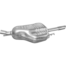  Opel hátsó kipufogódob K17_598ALU autóalkatrész