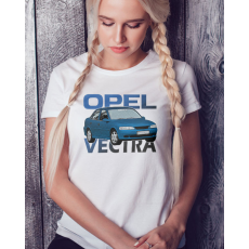  Opel Vectra női póló - Ajándék autósoknak