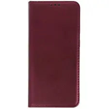  Oppo A38, Oldalra nyíló tok, stand, Magnet Book, bordó tok és táska