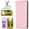  Oppo A74 4G / A95 4G / Reno6 Lite, Oldalra nyíló tok, stand, kártyatartóval, 3D rombusz minta, Wooze
