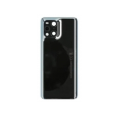 OPPO Find X3 Pro (CPH2173), Akkufedél (ragasztó, kameraplexi), fekete mobiltelefon, tablet alkatrész