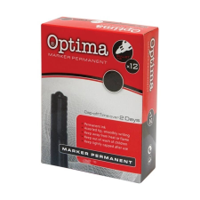 OPTIMA Alkoholos marker OPTIMA kerek fekete filctoll, marker