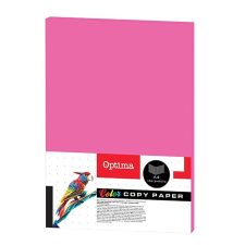 OPTIMA Fénymásolópapír színes OPTIMA A/4 75 g neon rózsaszín 100 ív/csomag fénymásolópapír
