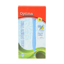 OPTIMA Golyóstoll OPTIMA nyomógombos 521 v.kék toll