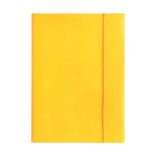 OPTIMA Gumismappa OPTIMA A/4 sárga 400gr mappa