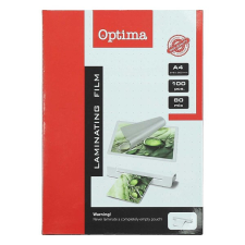 OPTIMA Lamináló fólia OPTIMA A/4 80 mikron fényes 100/csom lamináló fólia