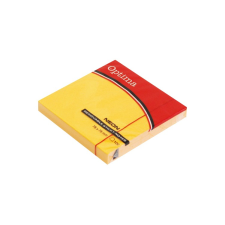 OPTIMA öntapadós jegyzet optima 75x75mm neon narancs 100 lap jegyzettömb
