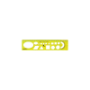 OPTIMA Sablon vonalzó OPTIMA fluor 30cm