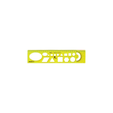 OPTIMA Sablon vonalzó OPTIMA fluor 30cm vonalzó