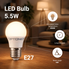 Optonica 1327 LED fényforrás E27 G45 5.5W 450LM 220-240V 6000K izzó