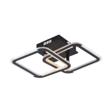 Optonica 19007 LED Ceiling Lamp CCT 30W Black Dimmable + Remote Control világítás