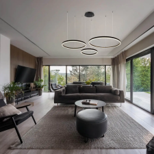 Optonica 19034 LED Pendant Lamp 70W Sand Black világítás
