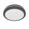 Optonica 2827 LED Outdoor Ceiling Light Black 20W CCT IP65 - MICROWAVE SENSOR