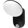 Optonica 7415 LED Wall Lamp Aluminium 12W BLACK BODY IP54 + PIR SENSOR