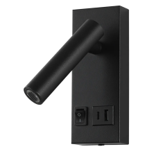 Optonica 7590 LED Cabinet Light 2W With ON/OFF-Switch + USB Black világítás