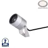 Optonica 7,5 W LED padló- és járdalámpa forgatható 24V IP67 semleges fehér /856