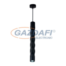 Optonica 9067 függeszték GU10 MR16 alumínium fekete 5.5X30CM világítás