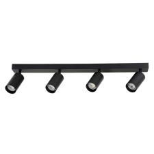 Optonica 9075 spot lámpatest 4xGU10 alumínium fekete 72X6X18CM világítás