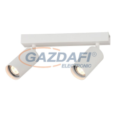 Optonica 9077 spot lámpatest 2xGU10 alumínium fehér 30X6X18CM világítás