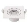 Optonica COB LED süllyeszthető spot lámpatest/négyzet/10W/meleg fehér/CB3295