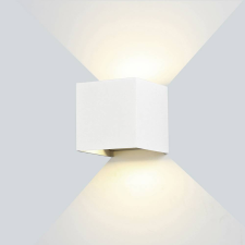 Optonica Fehér fali lámpa, 230V, 6W,494LM,4000K - IP54 világítás