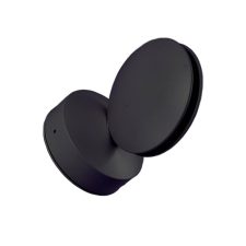 Optonica Fekete LED fali lámpa, 9W, 230V, 990Lm, IP54, 3000K világítás
