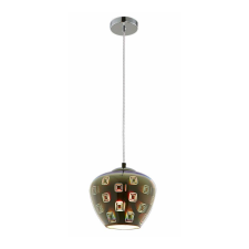 Optonica Függesztett lámpa "Kocka" - E27, max. 40W, "Króm", D200xH165mm világítás