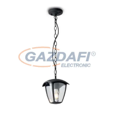 Optonica GD9307 mennyezeti lámpa, matt fekete, alumínium 1*E27 60W 220V IP44 kültéri világítás