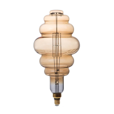 Optonica LED gömb(BD200), E27, 8W, aranyozott üvegbúra, 1800K, 810LM - Dimmelhető, 230V izzó