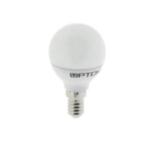 Optonica LED gömb, E14, 4W, 230V, meleg fehér fény izzó