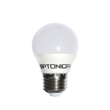 Optonica LED gömb, E27, 8,5W, 230V, G45,800LM meleg fehér fény izzó