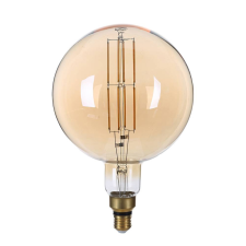 Optonica LED gömb(G200), E27, 8W, aranyozott üvegbúra, 1800K, 810LM - Dimmelhető, 230V izzó