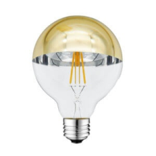 Optonica LED gömb(G95), E27, 7W, aranyozott üvegbúra, 2700K, 800LM, 230V izzó
