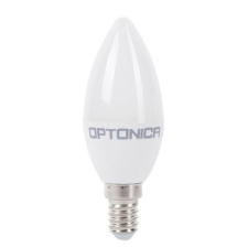 Optonica led gyertya izzó, e14, 3,7w, hideg fehér fény, 320lm, 6000k - 1422 izzó
