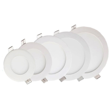 Optonica LED Panel, 3W, beépíthető, kerek meleg fehér, 195 Lm világítás
