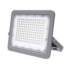 Optonica LED reflektor, 100W, 10000lm, AC230V, szürke ház, 90° IP65 4500K kültéri világítás