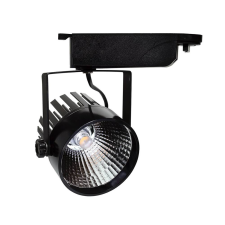 Optonica LED reflektor 12W, COB, fekete lámpatest, beltéri, fehér fény világítás