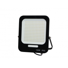 Optonica LED reflektor, 150W, 13500lm, AC230V, fekete ház, 90° IP65 6000K kültéri világítás