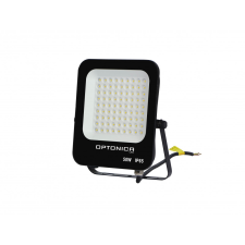 Optonica LED reflektor, 50W, 4500lm, AC230V, fekete ház, 90° IP65 4500K kültéri világítás