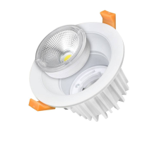 Optonica LED spotlámpa, 35W, COB, kerek, cserélhető, hideg fehér fény világítás