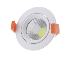 Optonica LED spotlámpa, 8W, COB, kerek, billenthető, fehér fény világítás