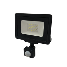 Optonica SMD2 LED REFLEKTOR / mozgásérzékelős / 20W / fekete / meleg fehér / FL5946 kültéri világítás