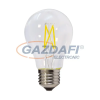 Optonica SP1855 LED fényforrás,filament A60 E27 5W 175-265V 600lm 4500K 300° 60x106mm IP20 A+ 25000h