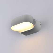 Optonica Szürke fali lámpa,230V, 6W,535LM,3000K - IP54 világítás