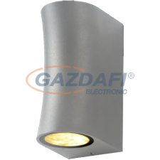 Optonica WL7448 fali lámpa alumínium ezüst IP44 2*GU10 AC220-240V világítás