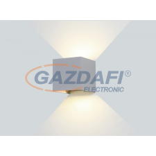 Optonica WL7456 LED falilámpa EPISTAR AC100-240V 6W IP54 494LM szürke 4000K világítás