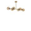 Opviq Chandelier Amber Gold Black 8797-6